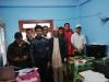 साेरू गाउँपालिकामा स्थायी नियूक्ती पाउनुभएकाे ना.सु.श्री माेहाेम्मद सरिफलार्इ स्वागत गर्दै साेरू गा.पा.का प्र.प्र.अ. श्री परशुराम उपाध्याय र अन्य कमर्चारीहरू ।